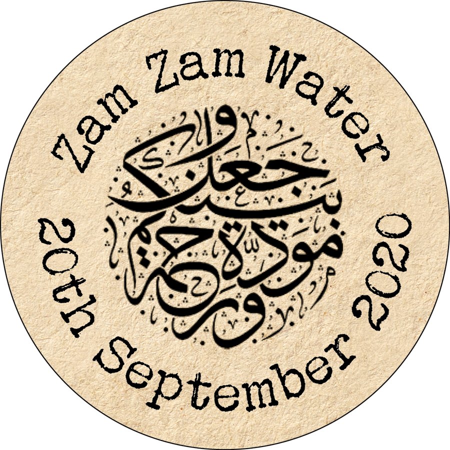 Personalised sticker